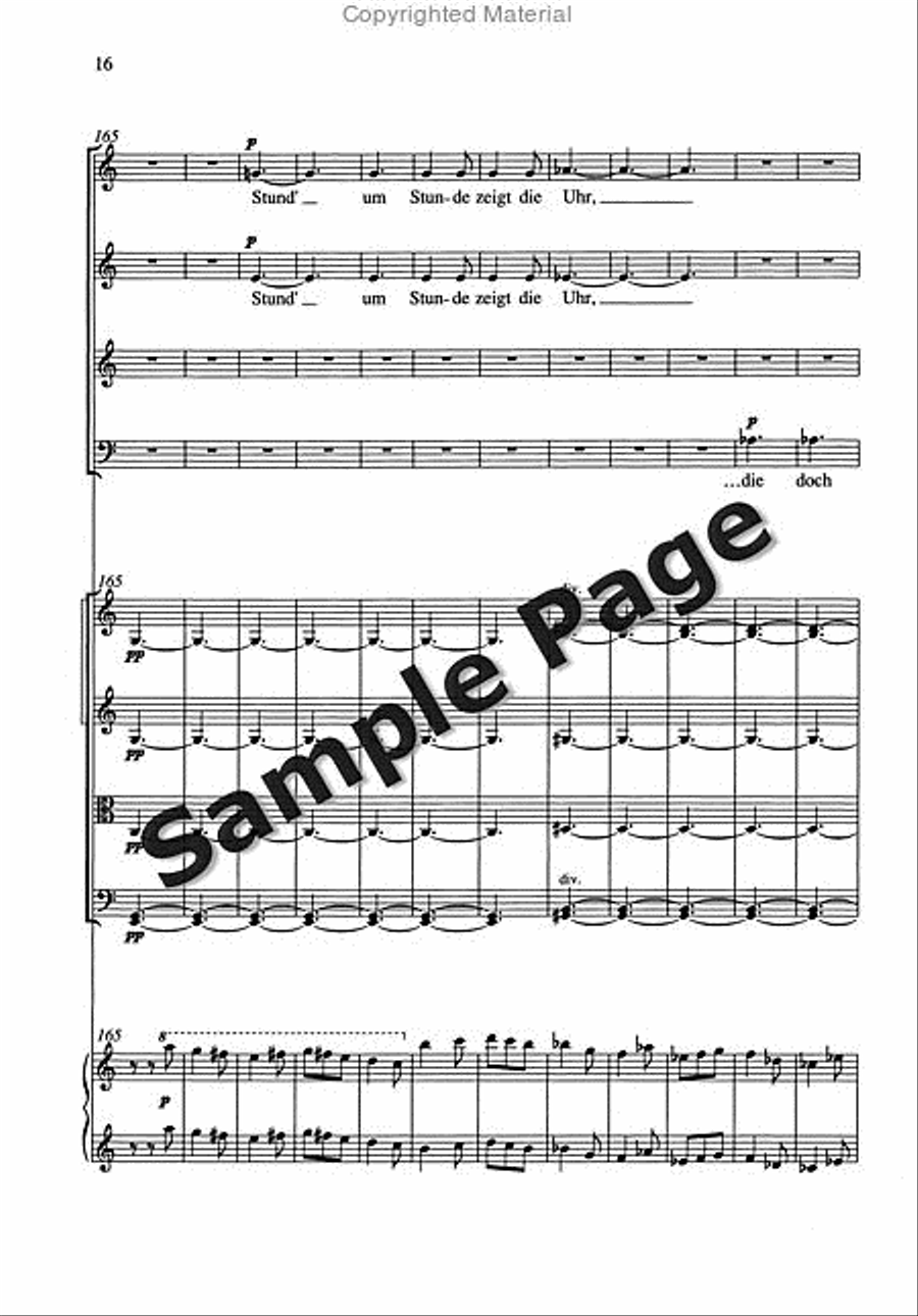 Gloriola Satb/strings/pf Score 4-Part scores gallery preview page 17