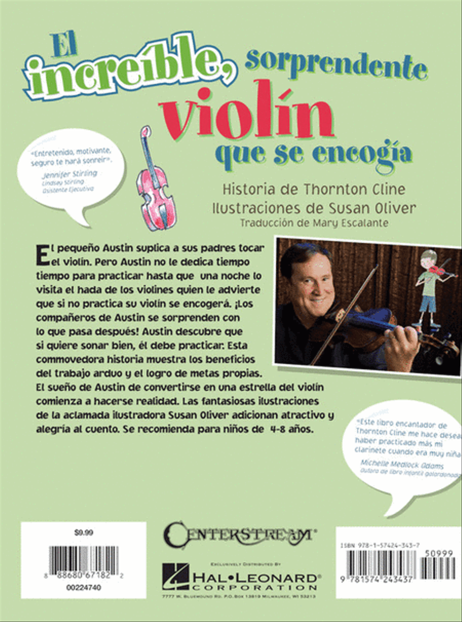 The Amazing Incredible Shrinking Violin - Spanish Edition Violin Solo scores gallery preview page 4