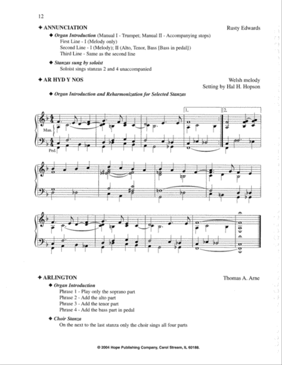 More Creative Ways to Use the Choir, Organ, Handbells and Other Instruments (V-D Choir scores gallery preview page 14