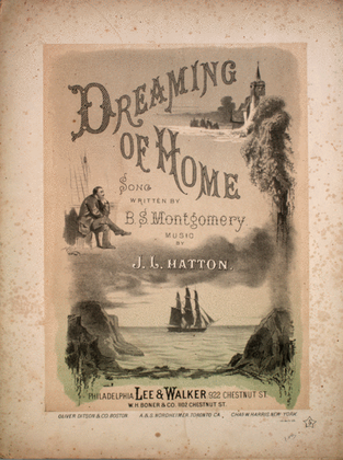 Book cover for Dreaming of Home. Song