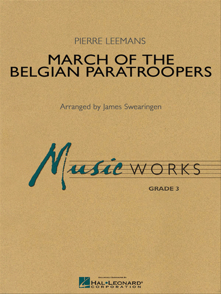 March of the Belgian Paratroopers Concert Band scores gallery preview page 1