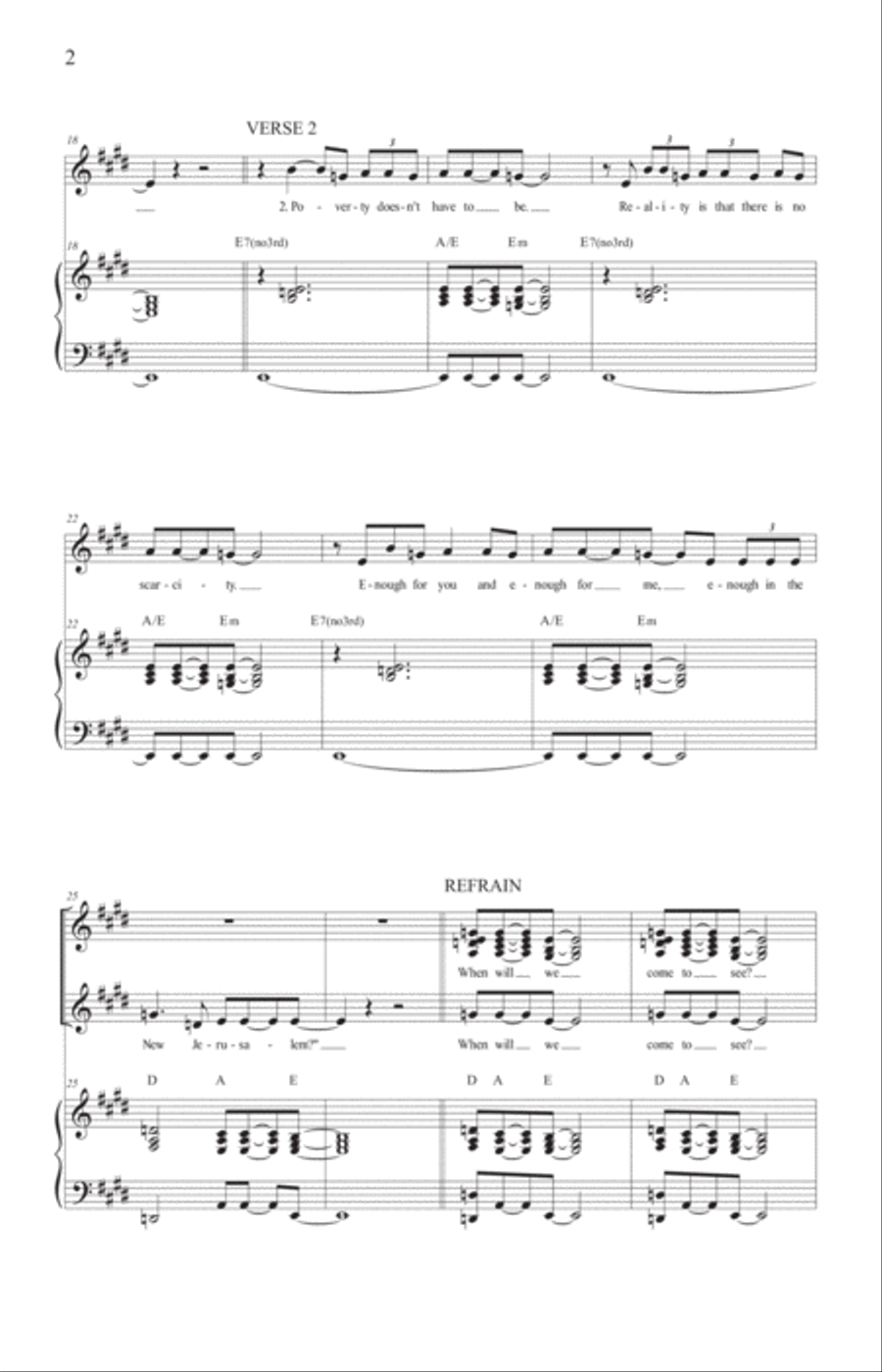 When Will We Be the New Jerusalem 4-Part scores gallery preview page 3