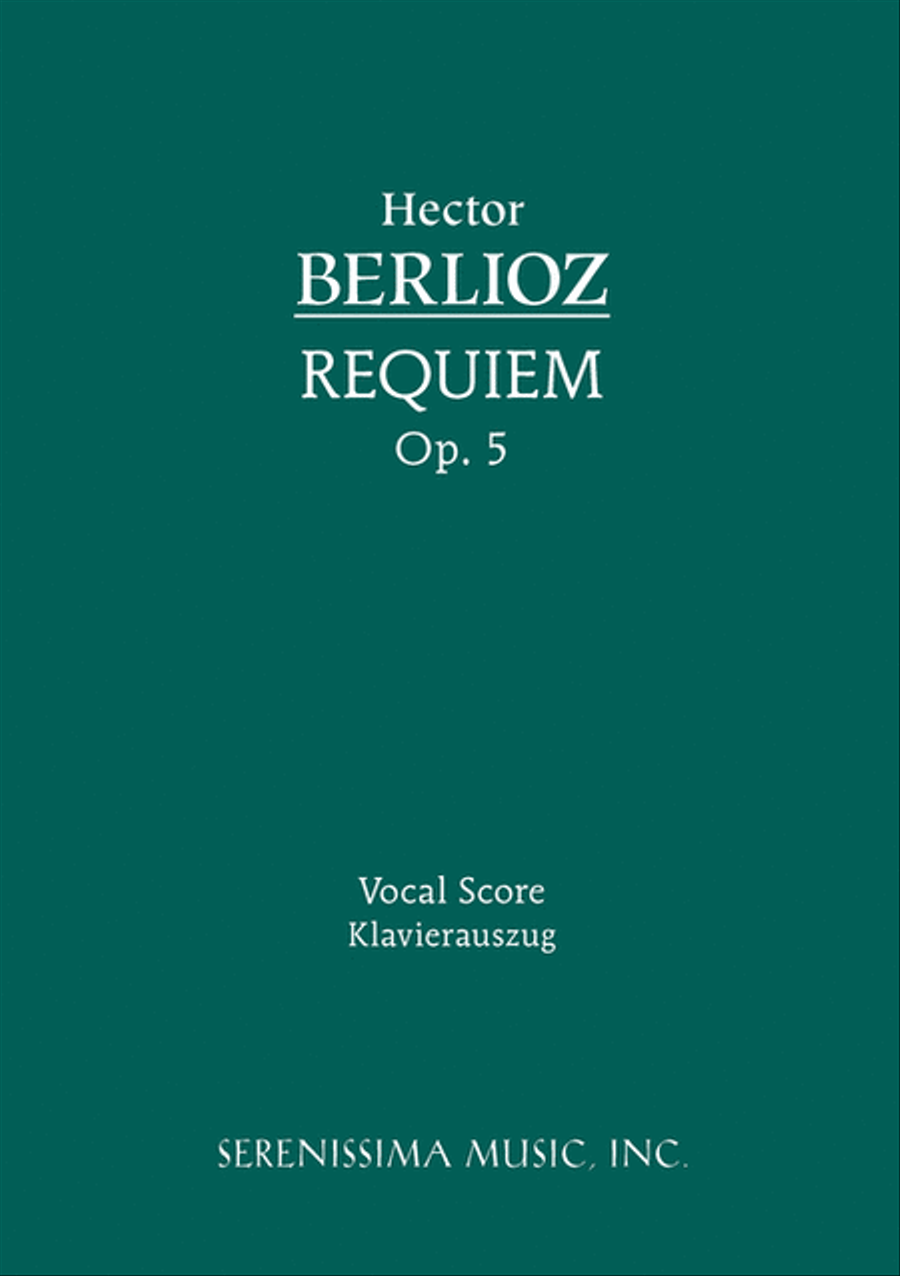 Grande Messe du Morts, H 75 Choir scores gallery preview page 1