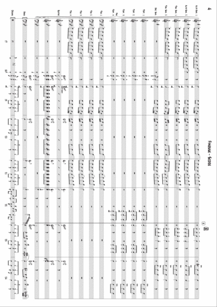 Finesse Jazz Ensemble scores gallery preview page 4