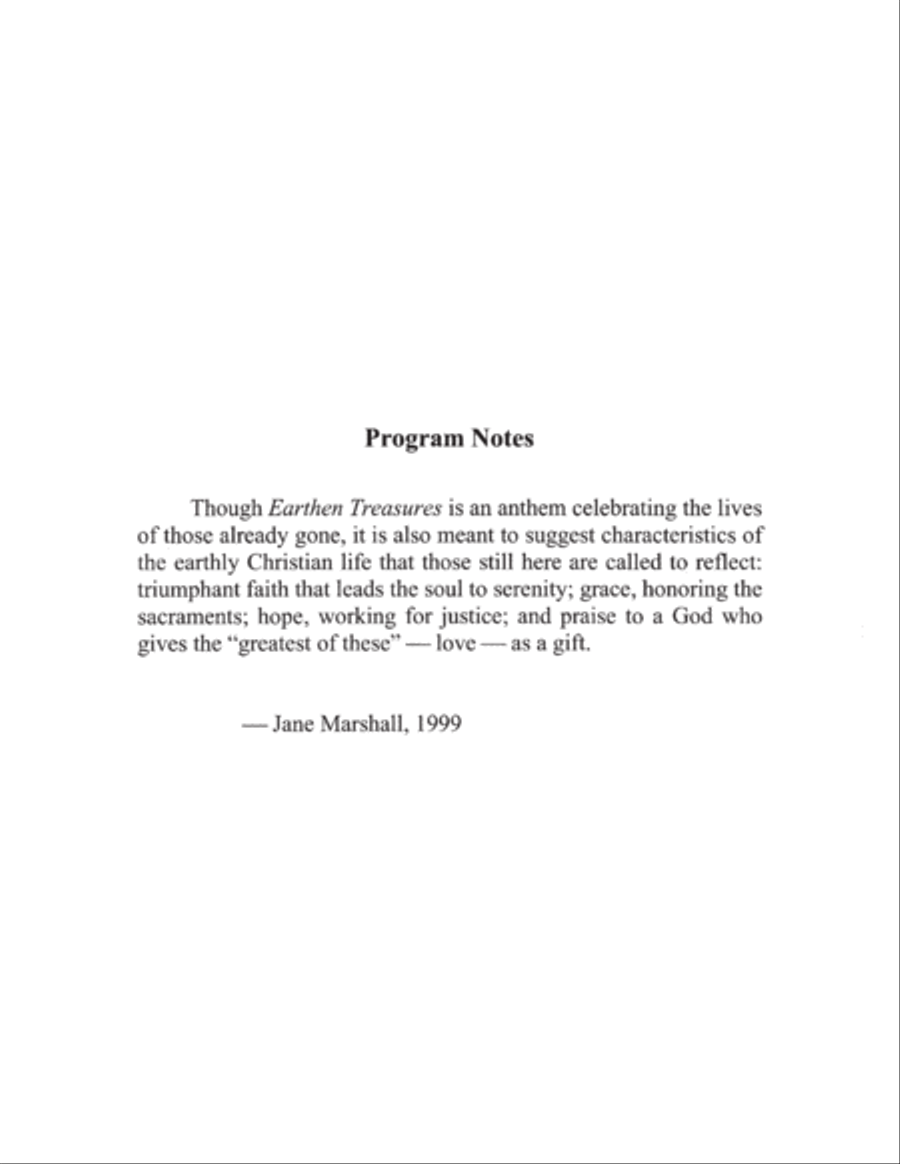 Earthen Treasures Earthen Treasures 4-Part scores gallery preview page 2