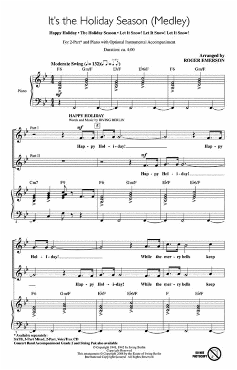 It's the Holiday Season 2-Part scores gallery preview page 2