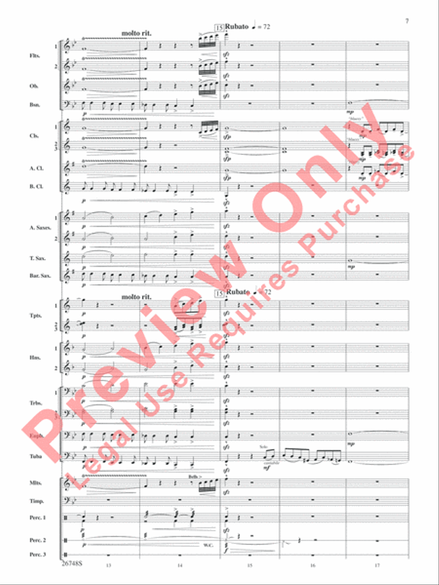 Cotton Ferry Expedition Concert Band scores gallery preview page 8