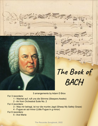Book cover for The Book of Bach