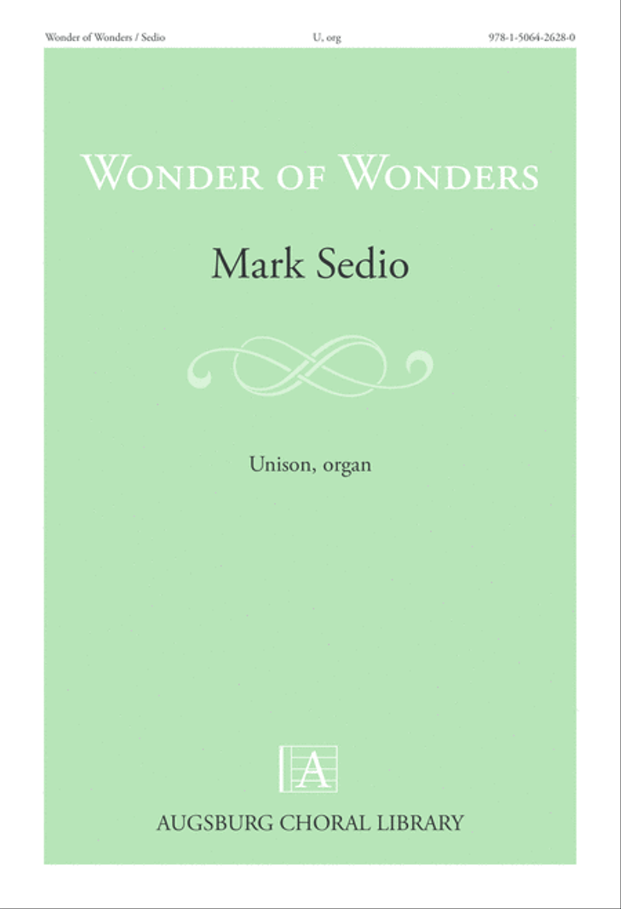 Wonder of Wonders Unison Choir scores gallery preview page 10
