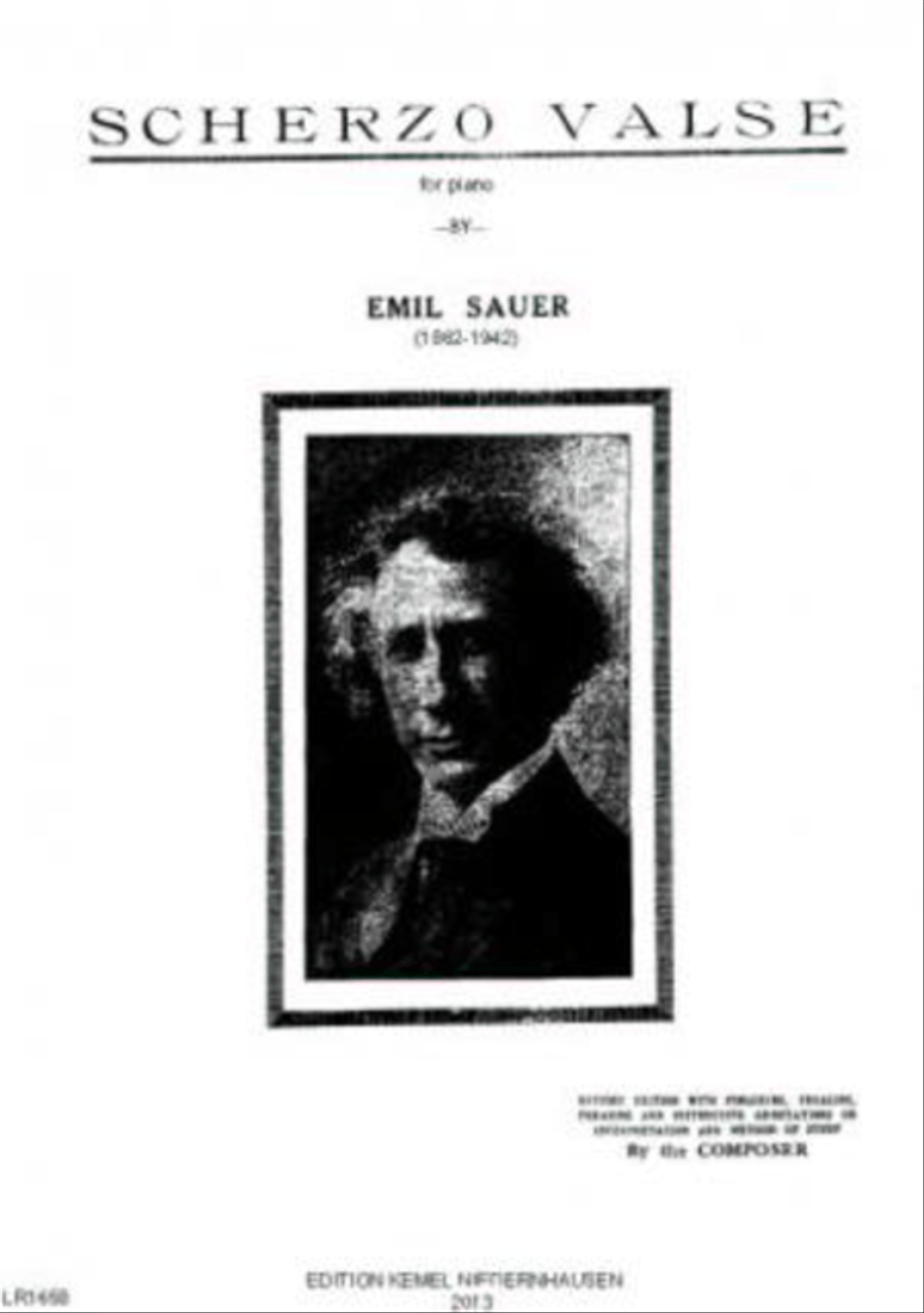 Scherzo-valse Piano Solo scores gallery preview page 1