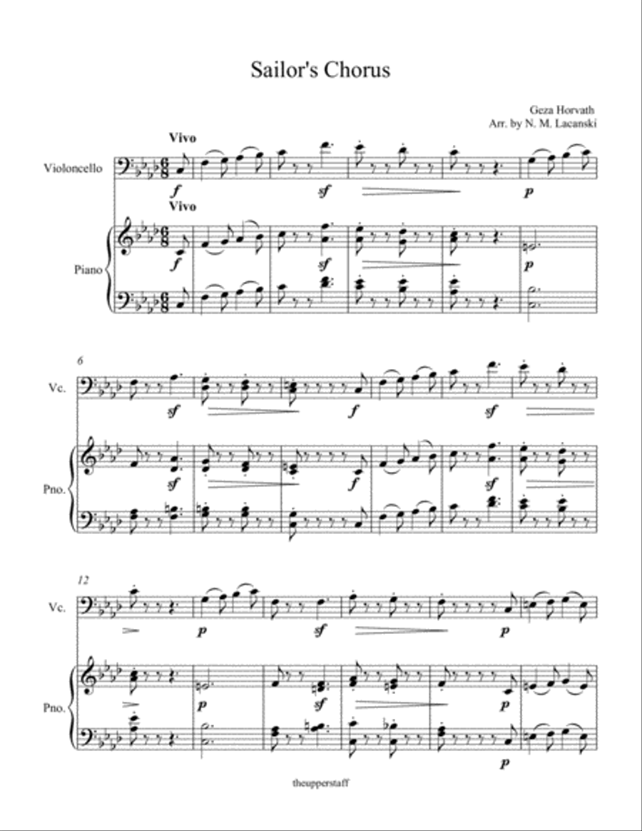 Sailor's Chorus Choir scores gallery preview page 2
