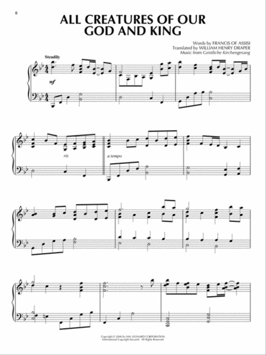 Hymn Anthology Hymn Anthology Piano Solo scores gallery preview page 5
