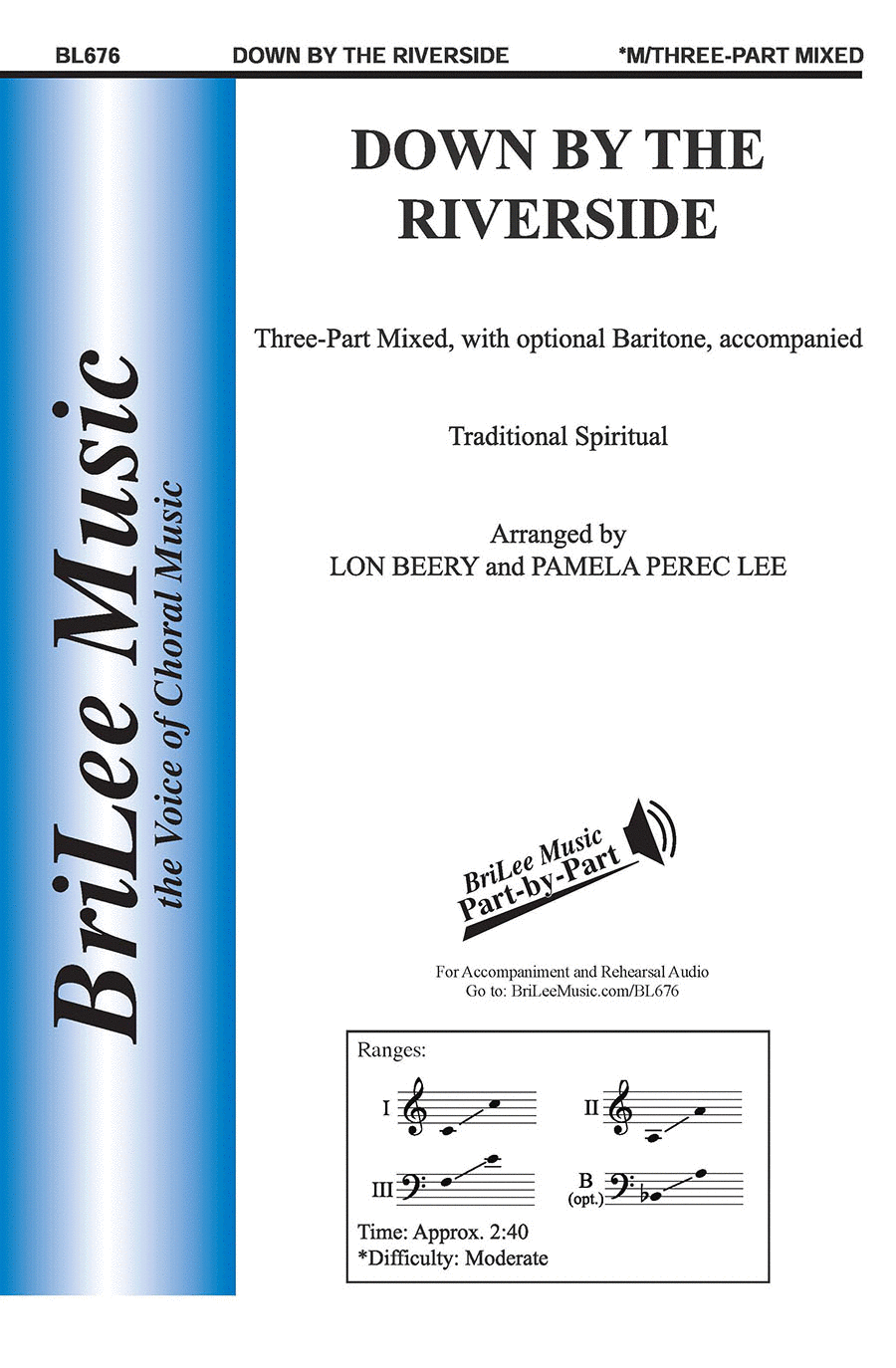 Down By the Riverside 3-Part scores gallery preview page 1