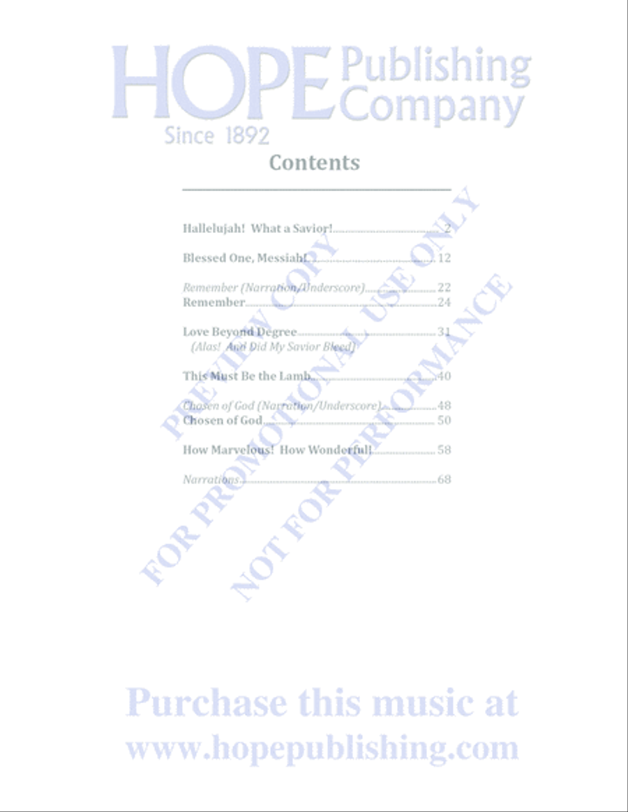My Savior's Love My Savior's Love Listening CD scores gallery preview page 3