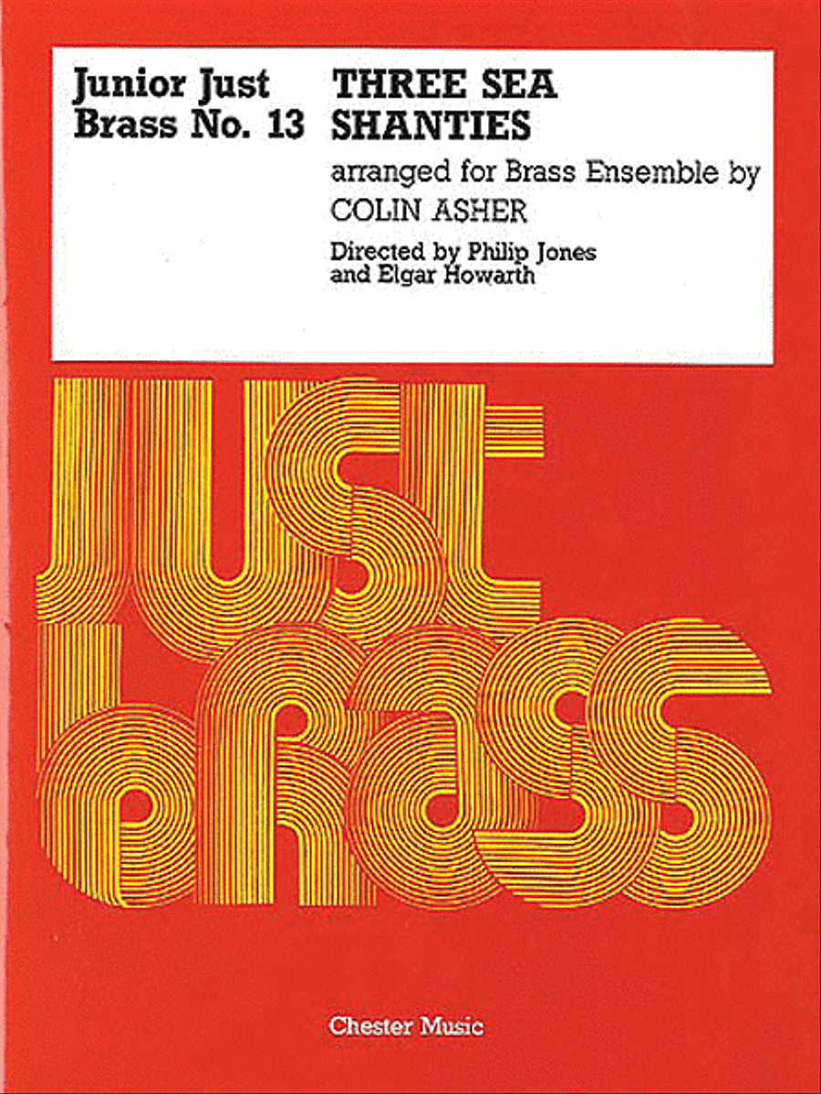 Junior Just Brass 13: Three Sea Shanties Brass Quartet scores gallery preview page 1
