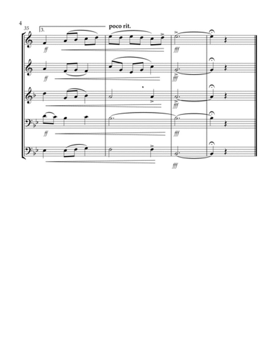O Spirit All-Embracing (Thaxted) (Bb) (Brass Quintet - 2 Trp, 1 Hrn, 1 Trb, 1 Tuba) (Trombone lead) image number null