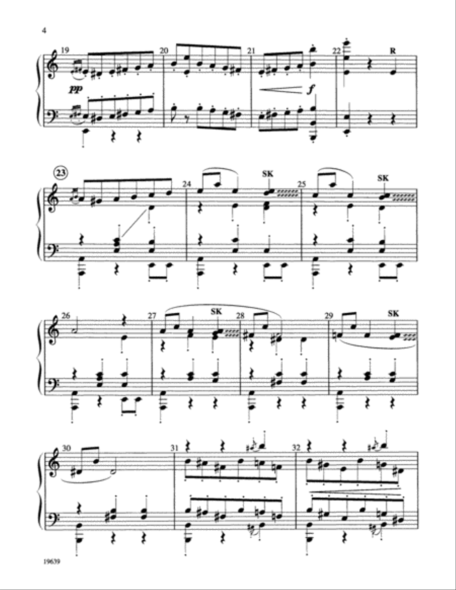 Anitra's Dance Handbell Choir scores gallery preview page 4