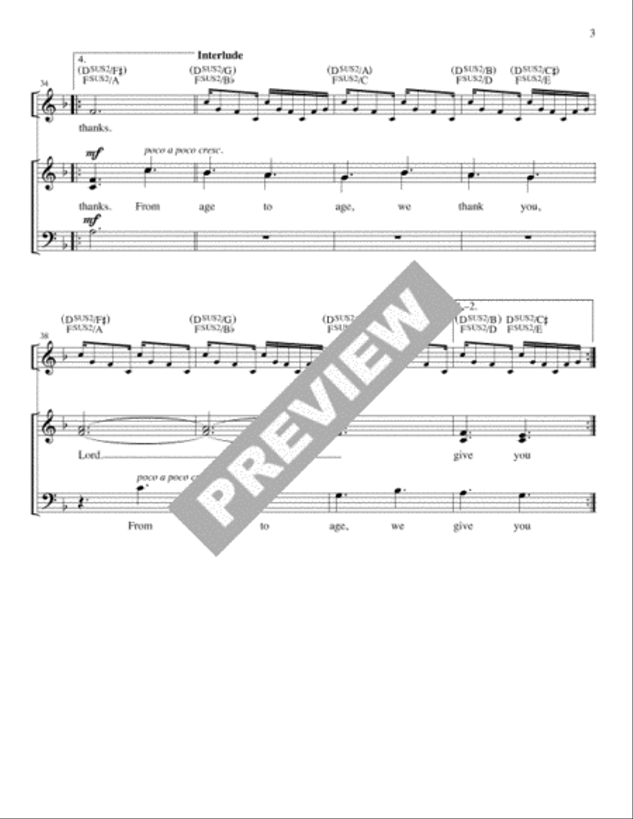 Litany of Thanksgiving - Guitar edition Guitar scores gallery preview page 3