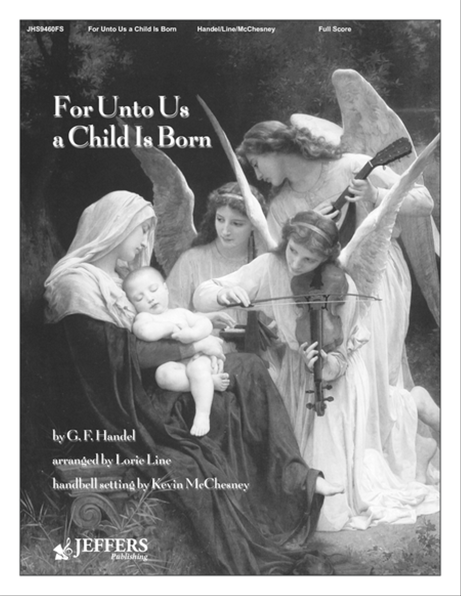 For Unto Us a Child Is Born Handbell Choir scores gallery preview page 1
