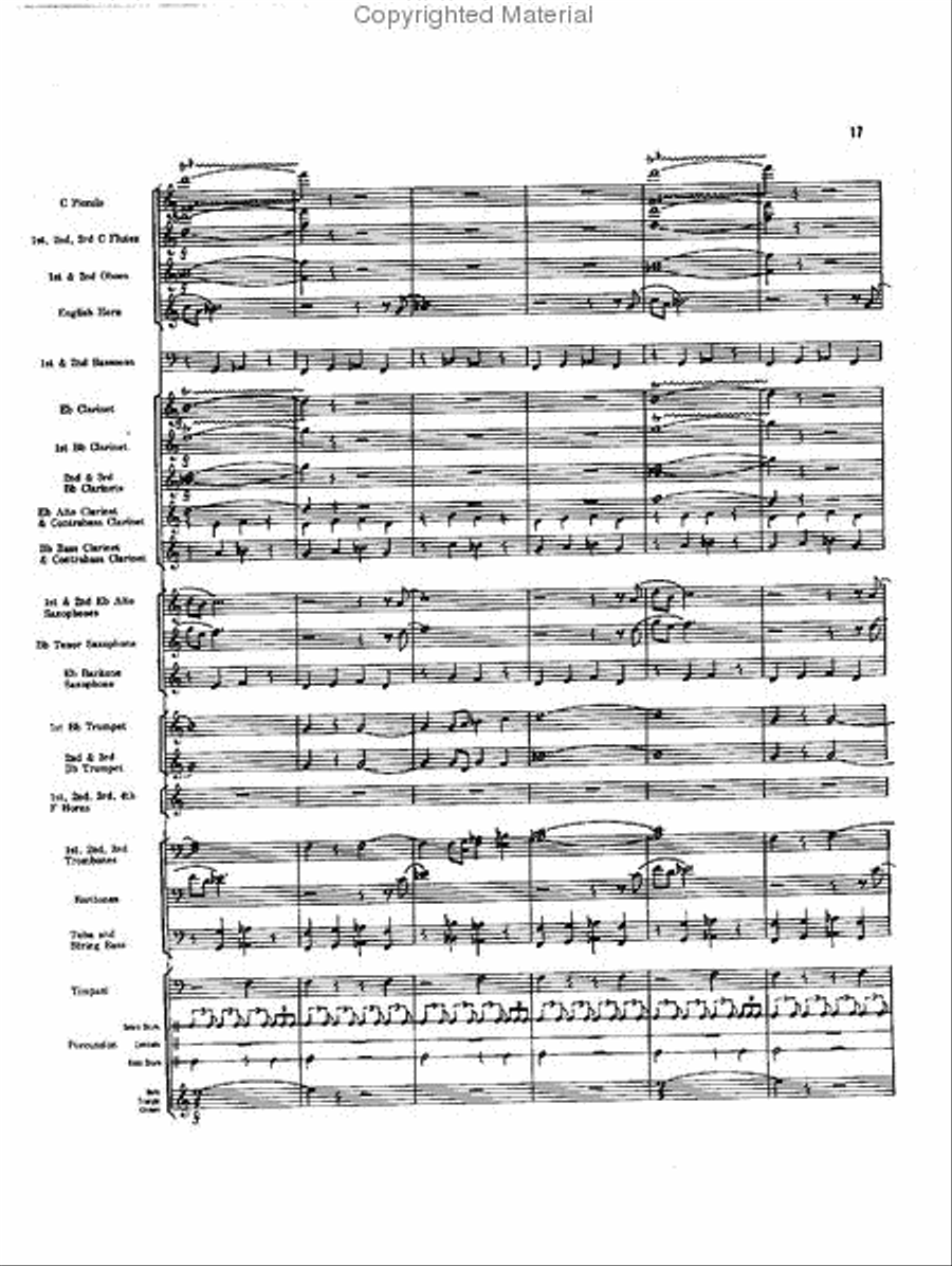 Caccia and Chorale Concert Band scores gallery preview page 16