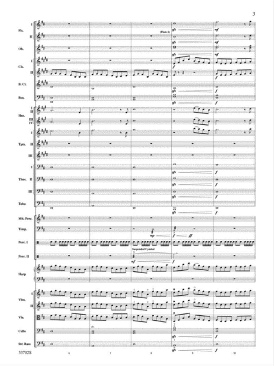 Believe (Winter Olympics 2010) Full Orchestra scores gallery preview page 3
