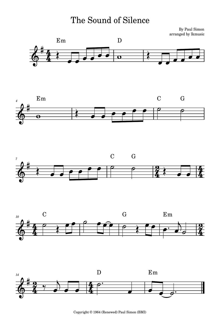 The Sound Of Silence