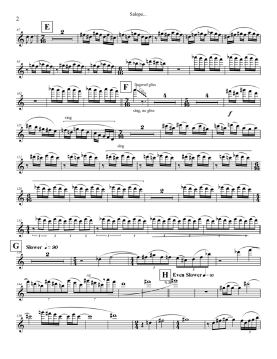 Salope! Small Ensemble scores gallery preview page 4