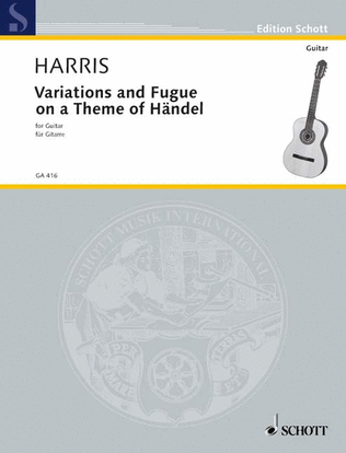 Book cover for Variations and Fugue on a Theme of Händel