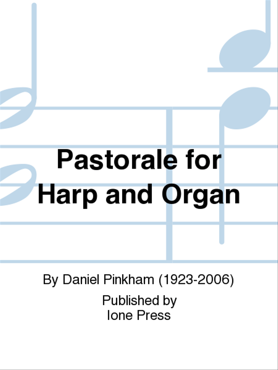 Pastorale for Harp and Organ Harp scores gallery preview page 1