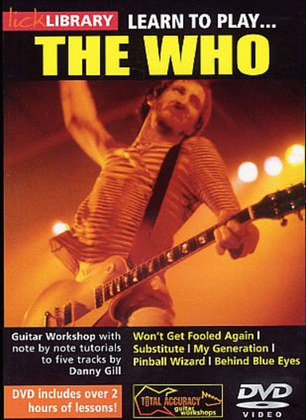 Book cover for Learn To Play The Who