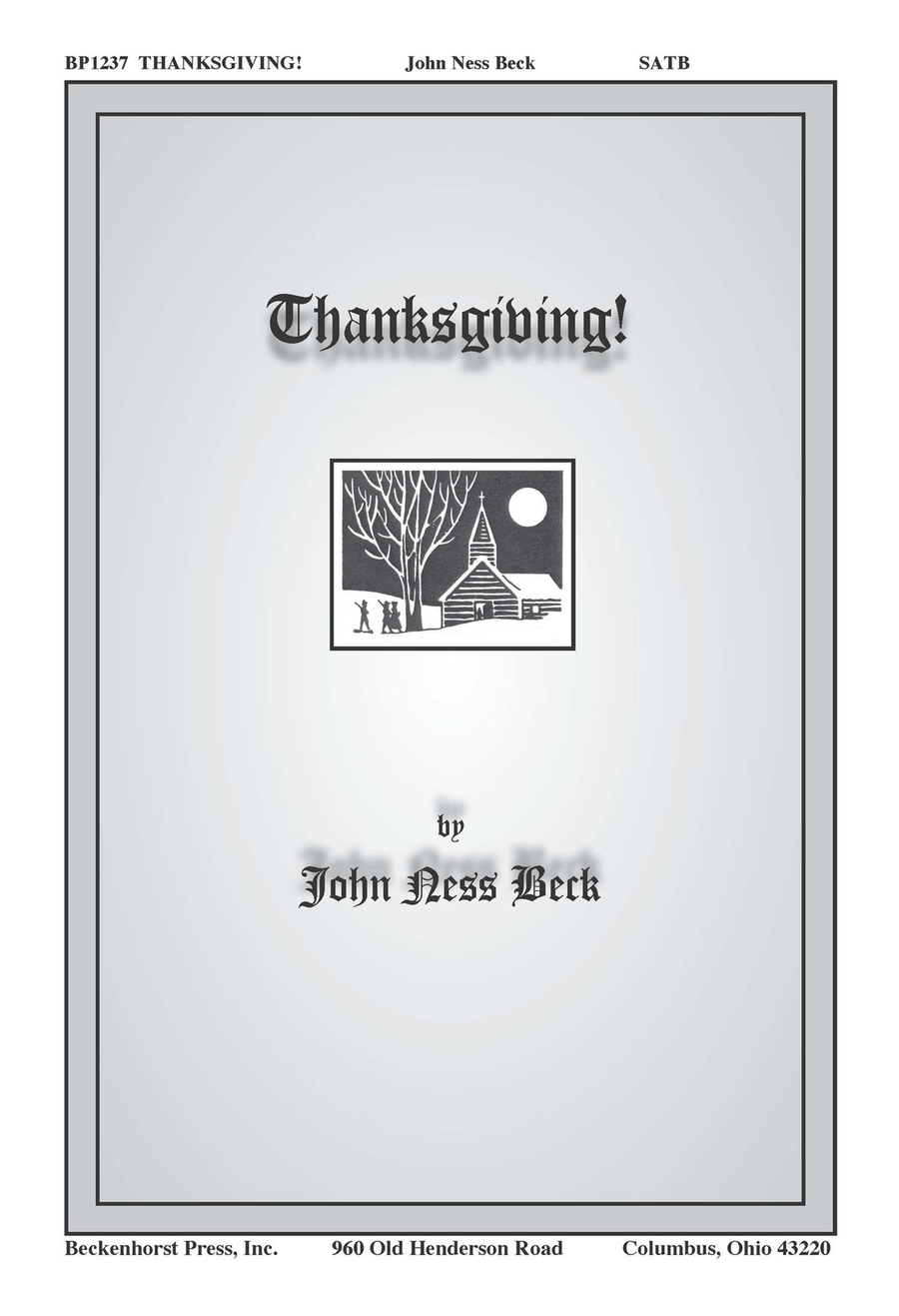 Thanksgiving! - choral 4-Part scores gallery preview page 1