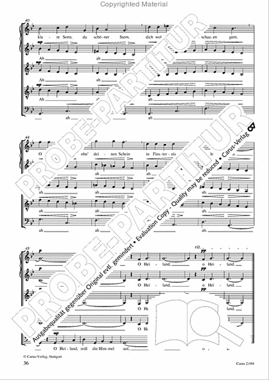 Calmus Christmas Carols Choir scores gallery preview page 37