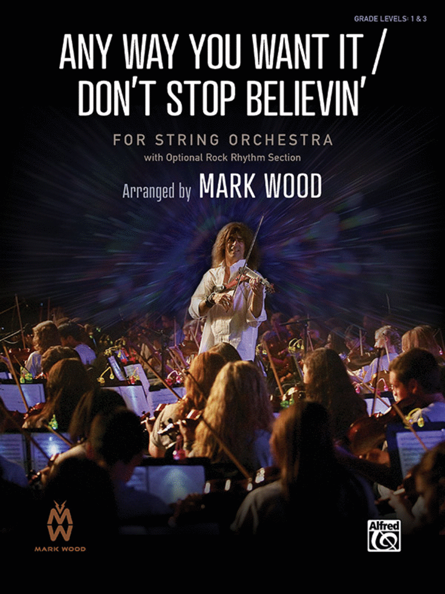 Any Way You Want It / Don't Stop Believin' String Orchestra scores gallery preview page 1