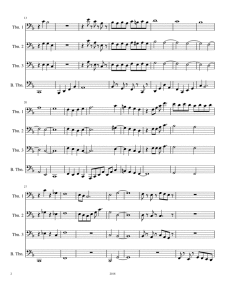 Trombone Quartet No. 1 image number null
