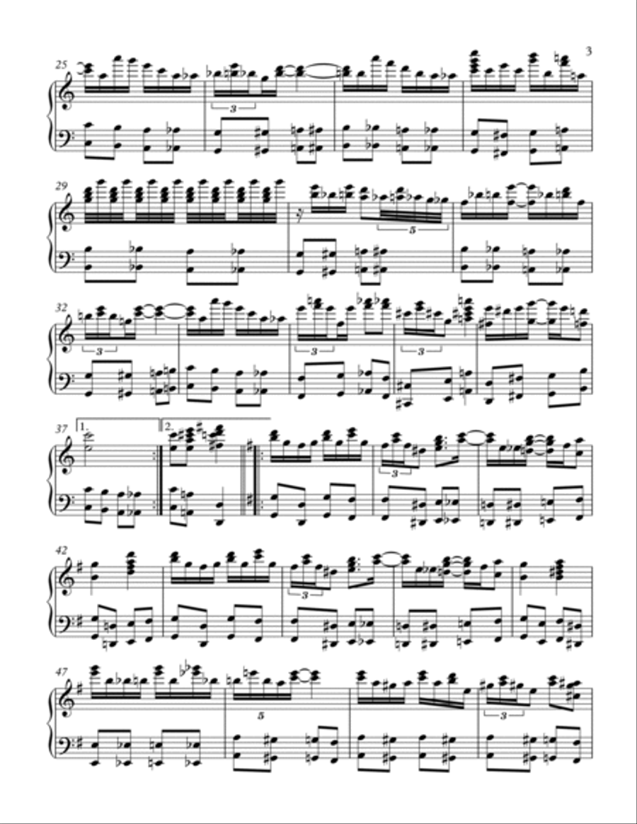Blind Boone Breakdown Blind Boone Breakdown Piano Solo scores gallery preview page 3