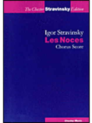 Book cover for Igor Stravinsky: Les Noces