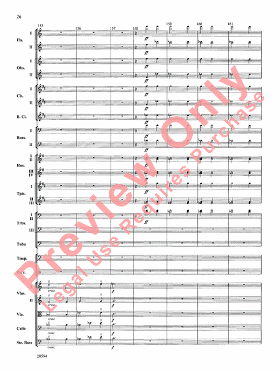 Symphony No. 9 (Fourth Movement) Full Orchestra scores gallery preview page 27