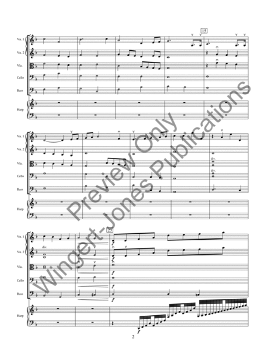 Elegy Elegy String Orchestra scores gallery preview page 5