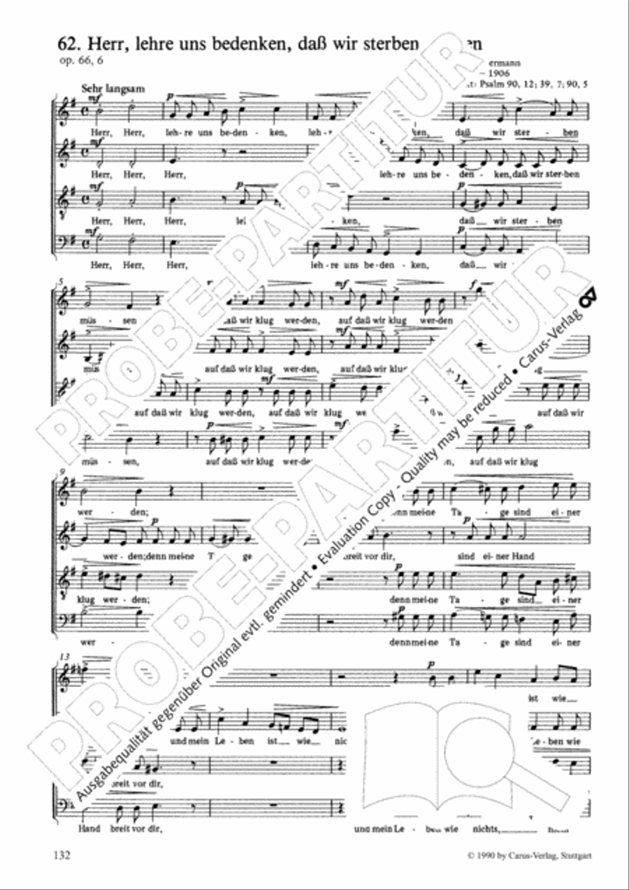 Geistliches Chorbuch der Romantik Choir scores gallery preview page 133