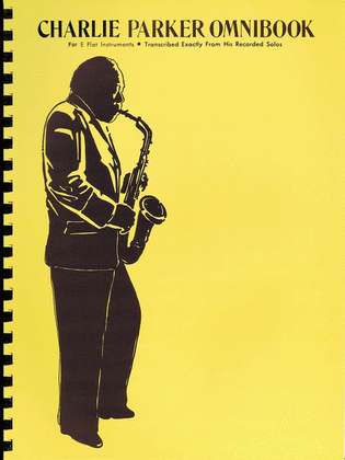 Book cover for Charlie Parker Omnibook E Flat Instruments