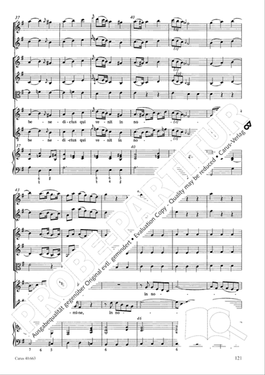 Mass in D minor (Missa in d) ATB scores gallery preview page 137