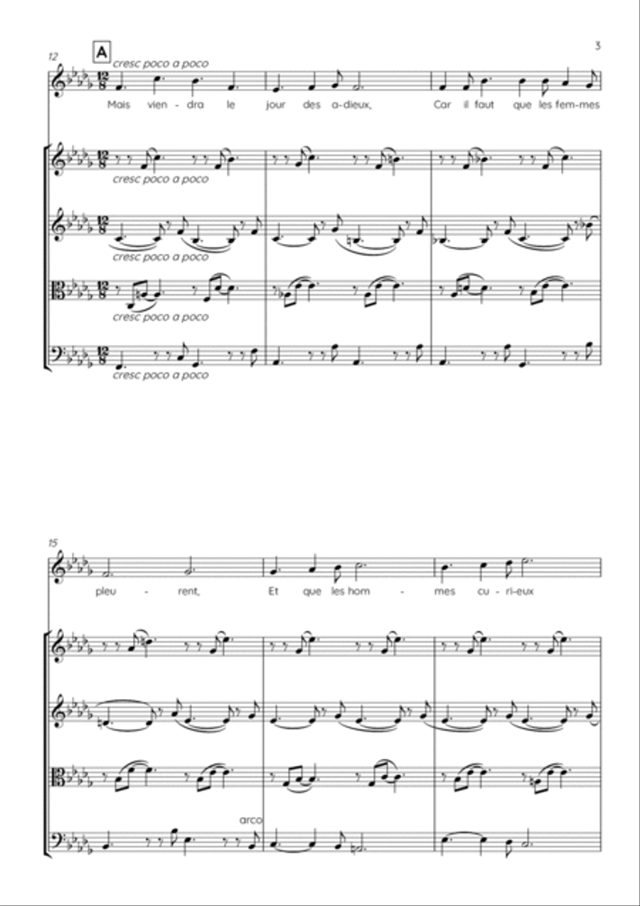 Les Berceaux String Quartet scores gallery preview page 3