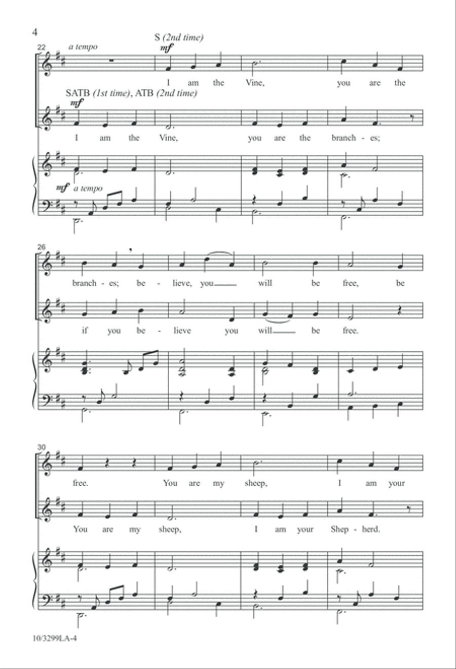 I Am the Vine I Am the Vine 2-Part scores gallery preview page 4