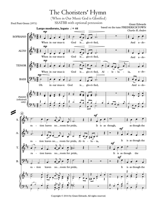 The Choristers' Hymn