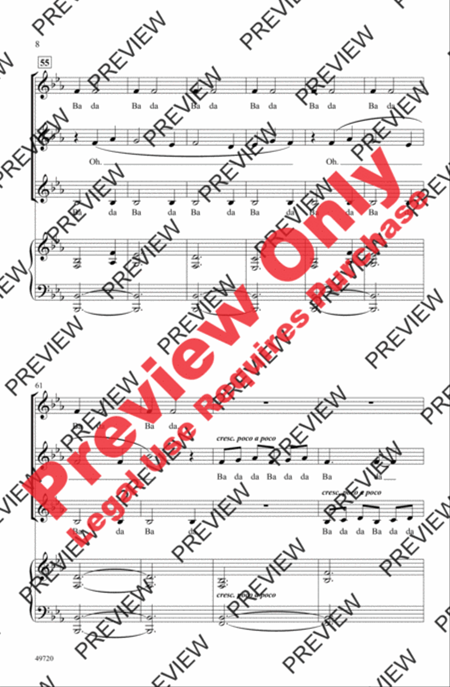 Vox Women's Choir scores gallery preview page 8