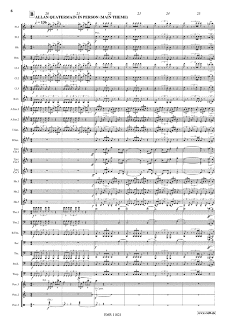 King Solomon's Mines Concert Band scores gallery preview page 7
