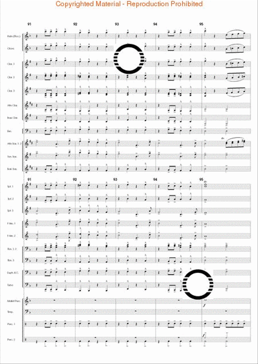Black Granite III Black Granite III Concert Band scores gallery preview page 20