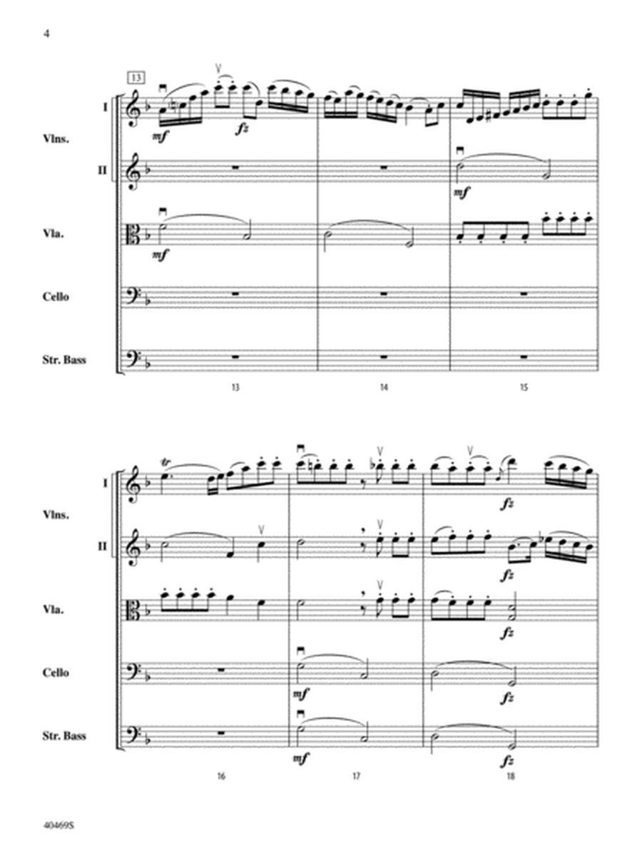 Allegro from "Quinten" Quartet: Score