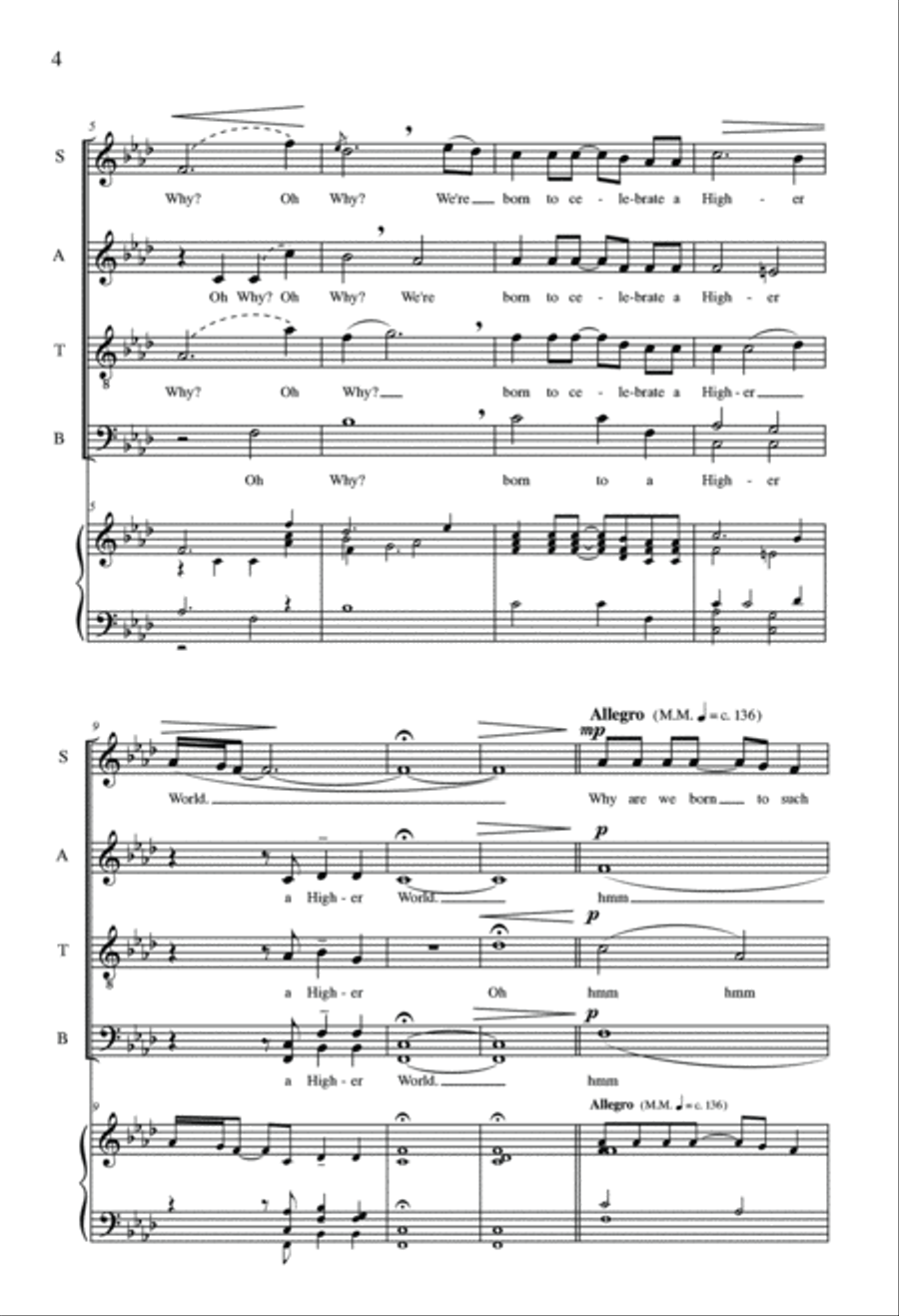 Why, Oh Why? 4-Part scores gallery preview page 3