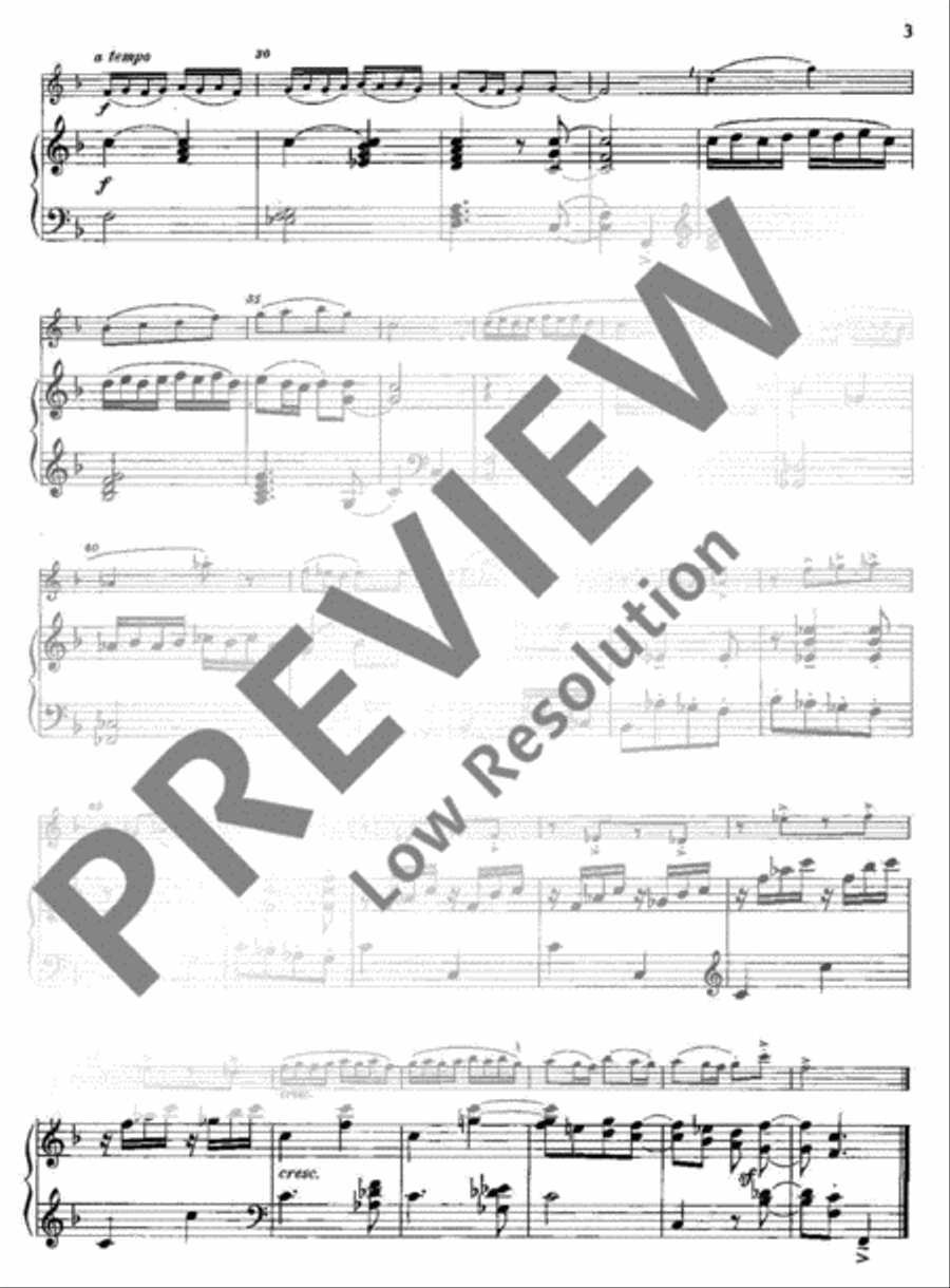 Sonatina giocosa Clarinet Solo scores gallery preview page 4